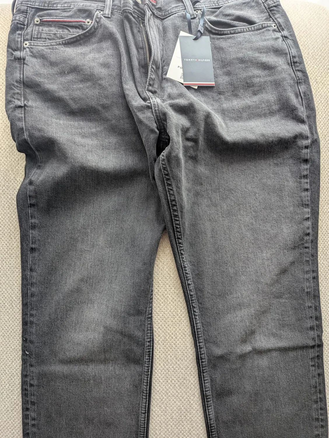 Tommy Hilfiger Straight Leg Jeans Uomo 34W/32L