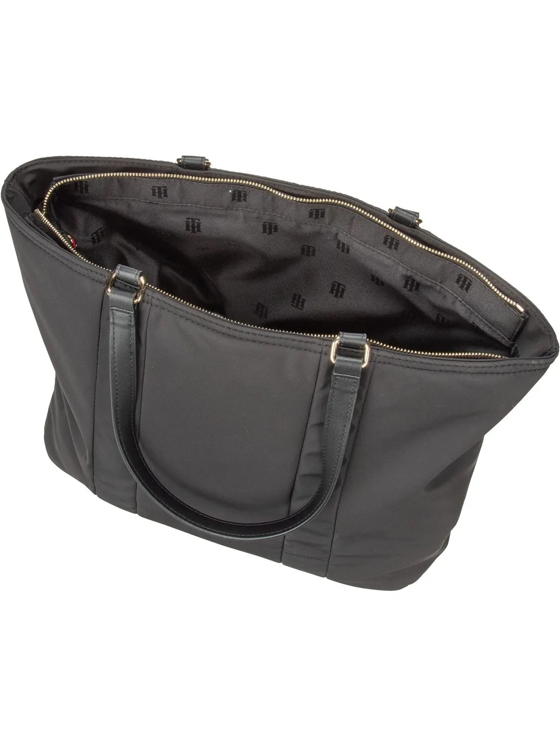 Tommy Hilfiger My Tommy Tote Borsa Donna Nera Zip