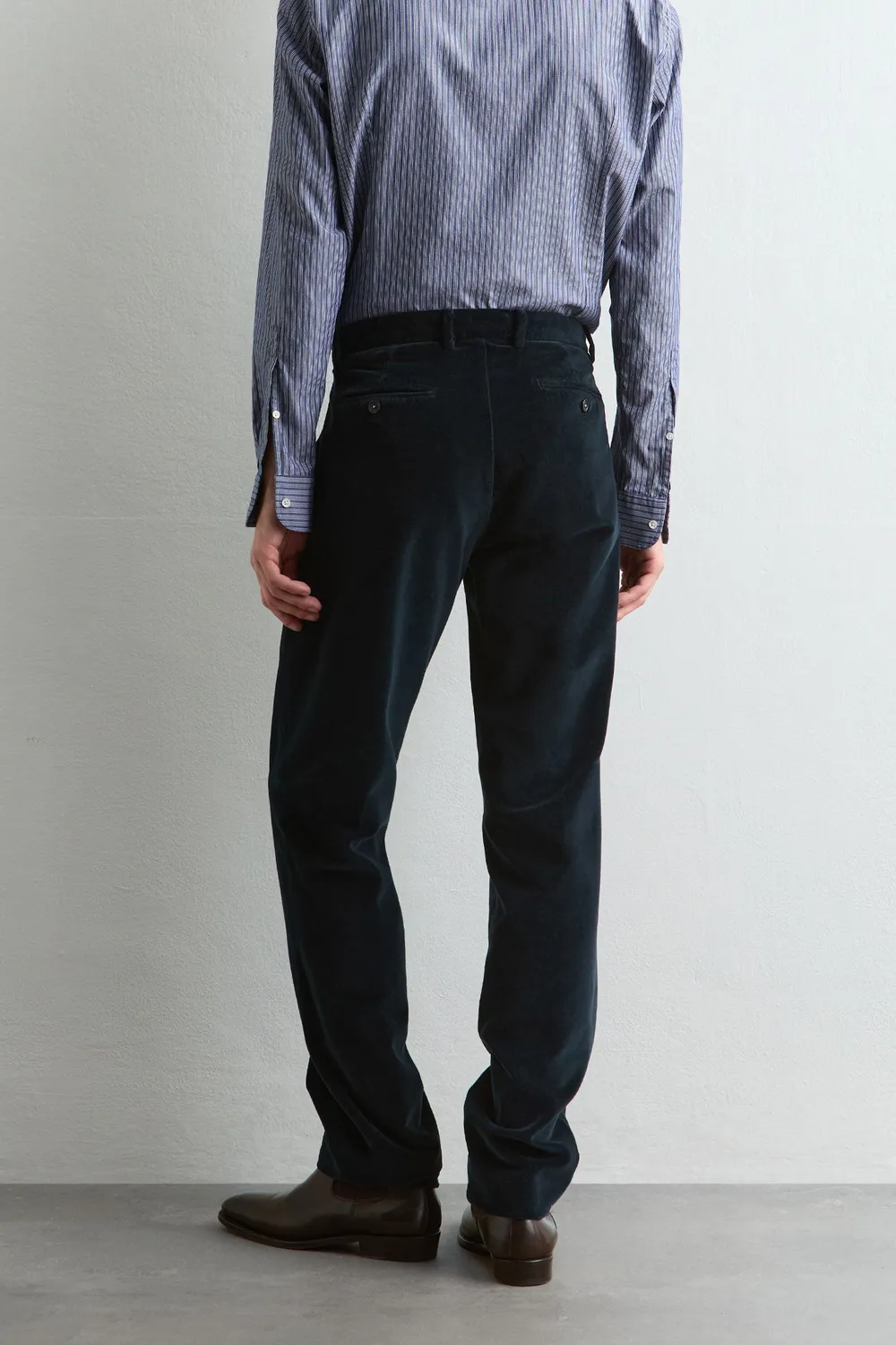 Massimo Alba Sloop abito uomo dark blue velluto cotone
