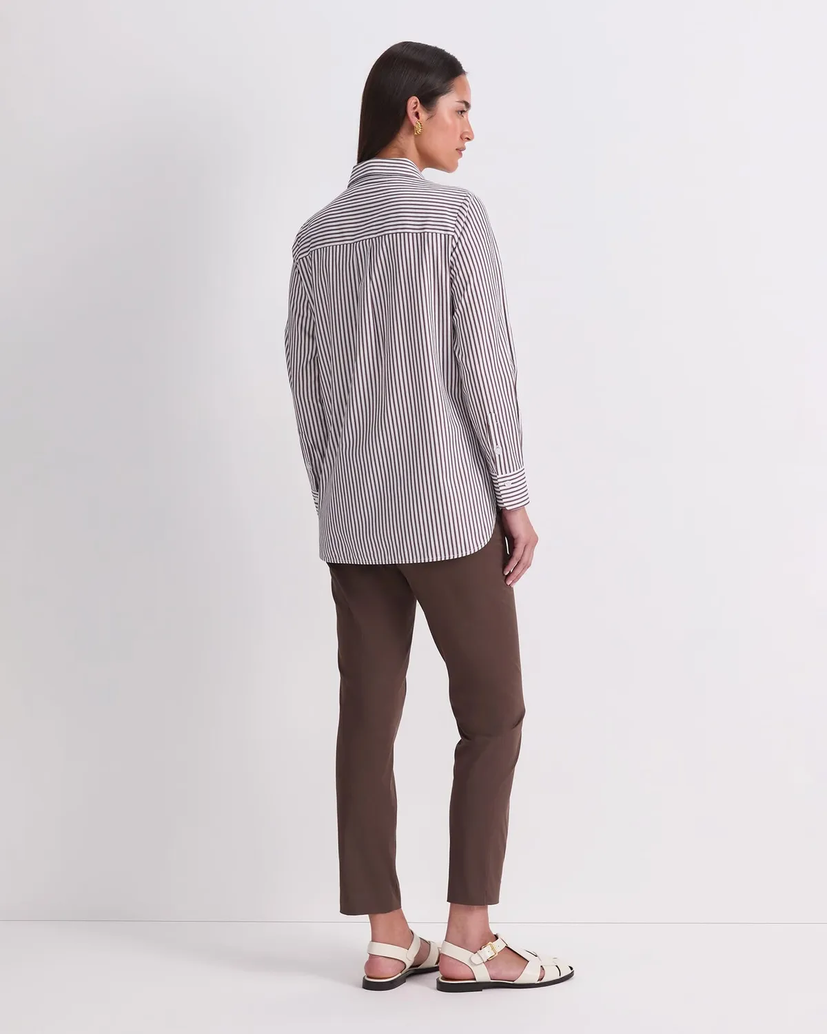 Sportscraft Priscilla Stripe camicia a righe relaxed donna