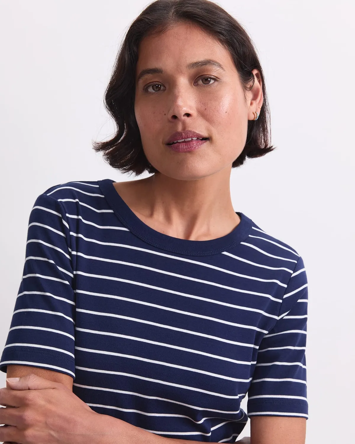 Sportscraft Heidi 120854 t-shirt righe cotone donna