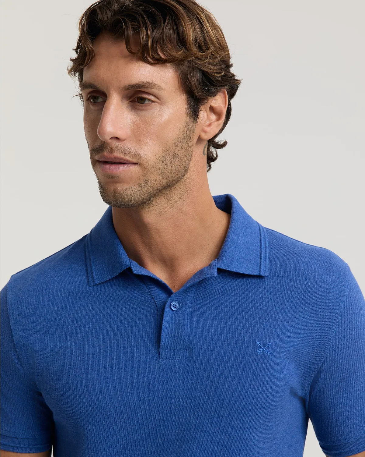 Sportscraft SC Melange Pique polo uomo cotone