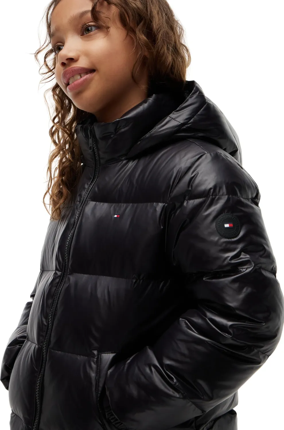 Tommy Hilfiger Essential KG0KG09673 piumino bambina 16 anni nero