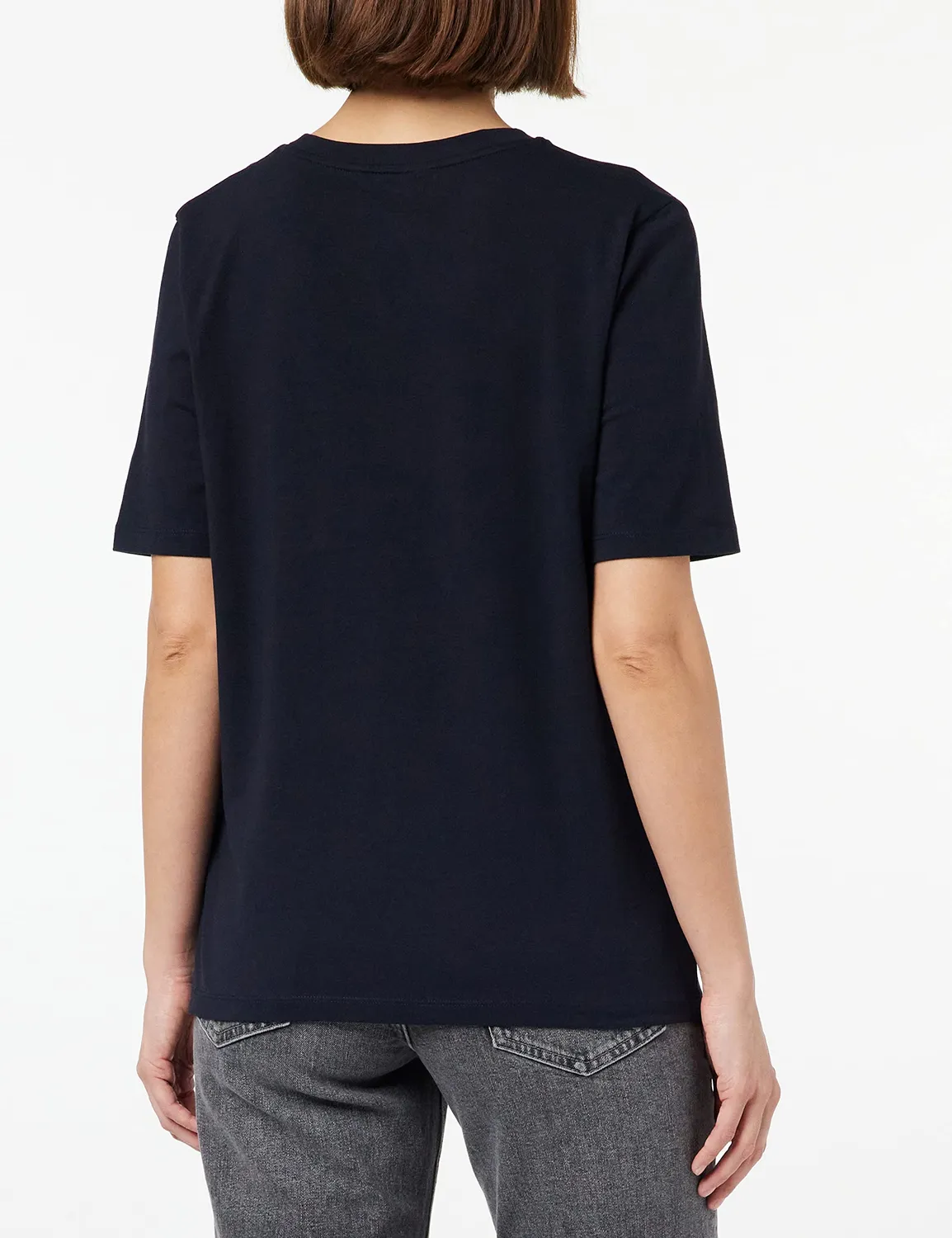 Tommy Hilfiger T-shirt Donna Maniche Corte Girocollo Cotone