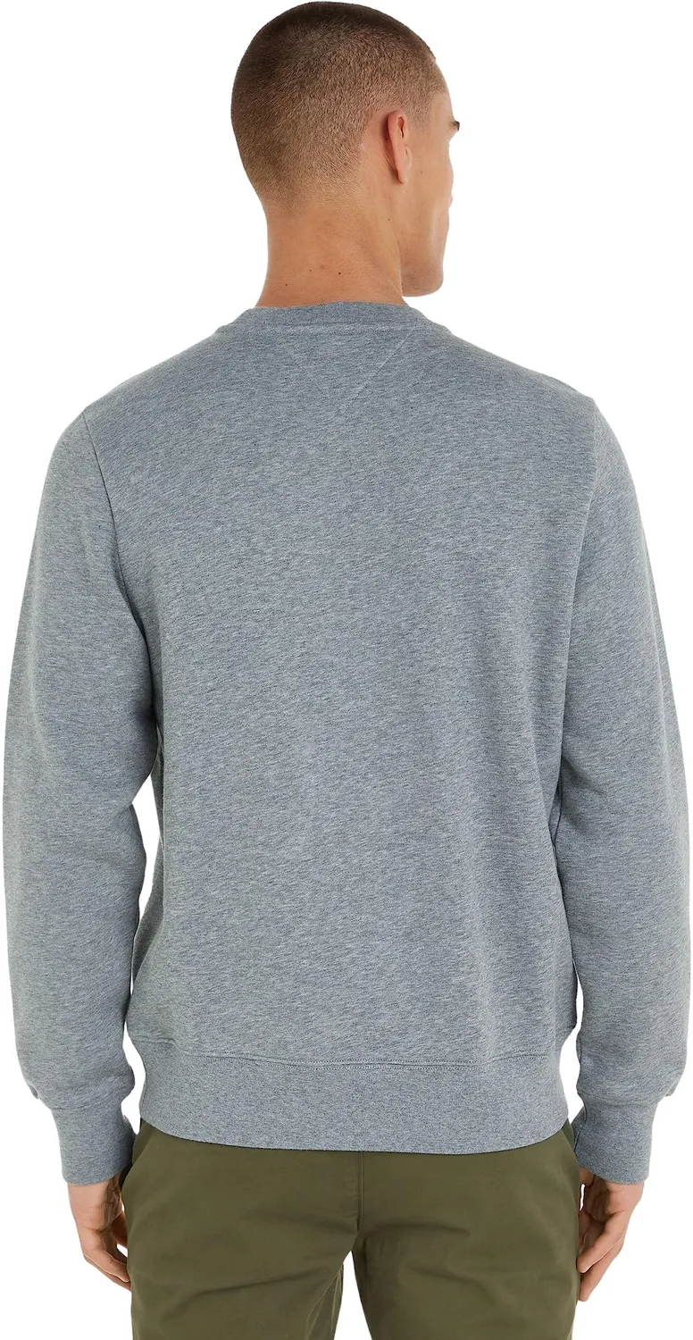 Tommy Hilfiger felpa uomo girocollo grigia medium grey XS