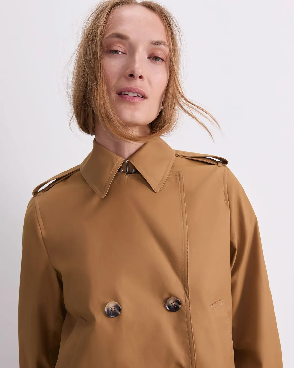 Sportscraft Audrey Crop trench donna lino corto