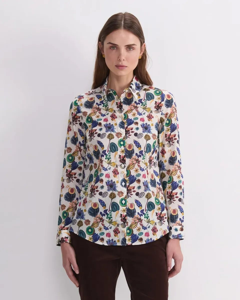 Sportscraft Floral Earth Liberty Magic camicia donna cotone