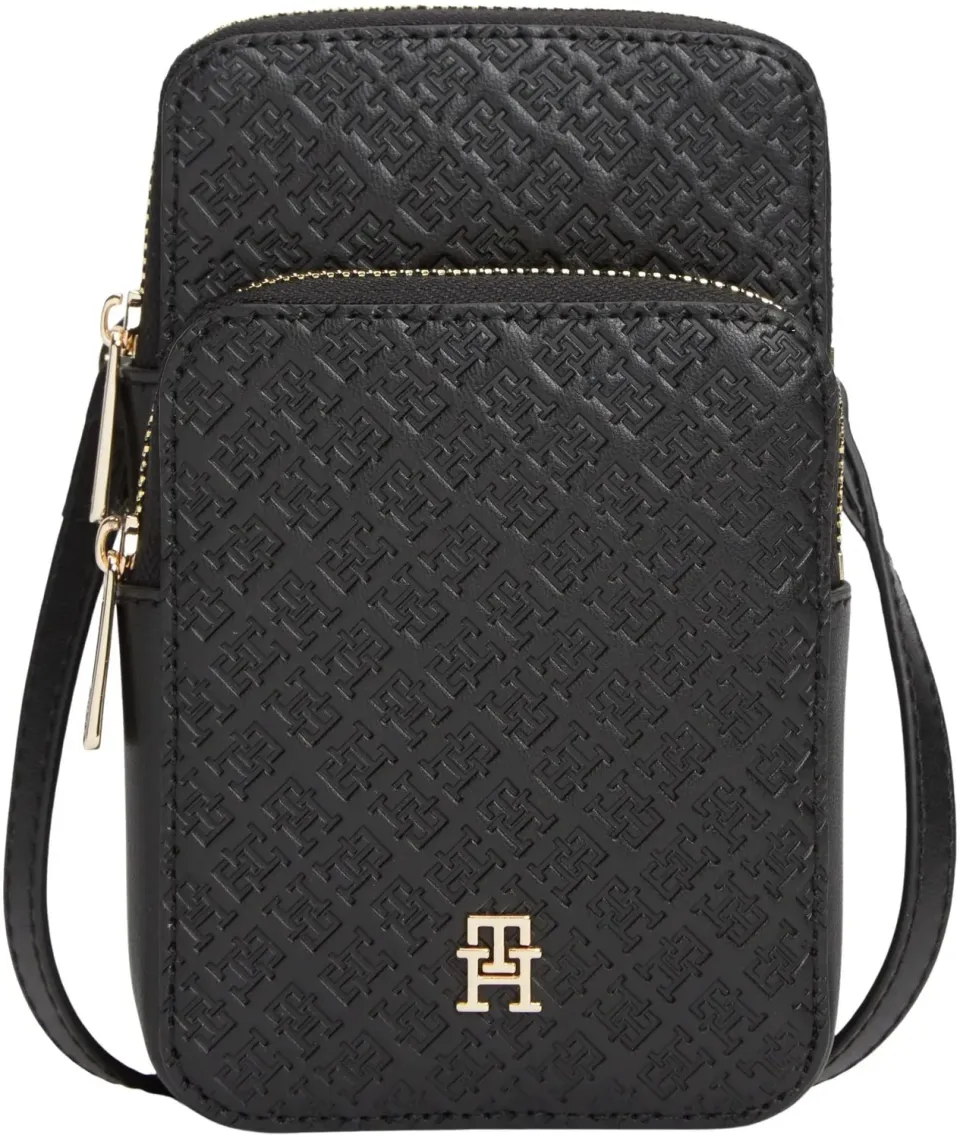 Tommy Hilfiger Icon Phone Pouch Mono AW0AW18601 nero