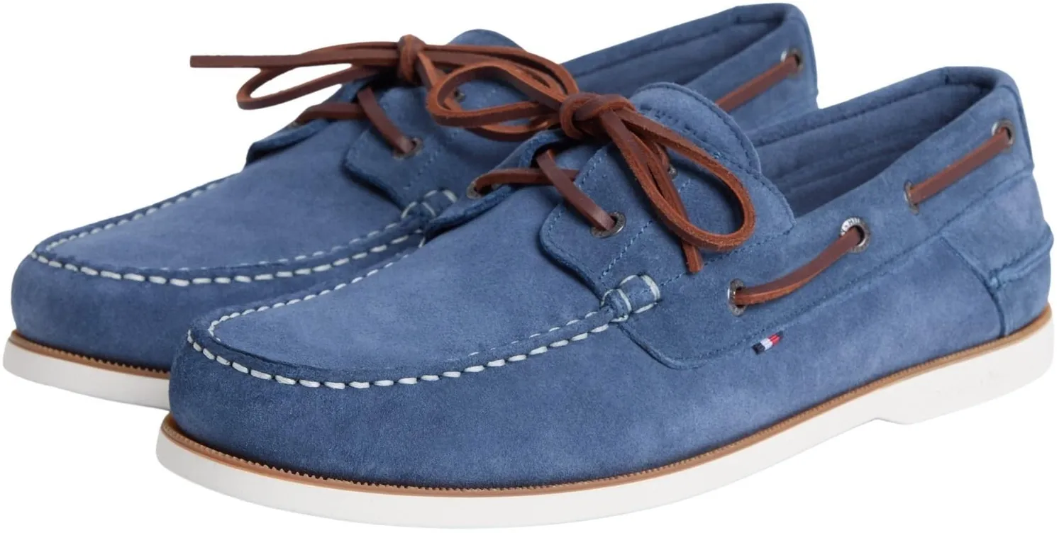 Tommy Hilfiger Core Scarpa Barca Uomo Camoscio