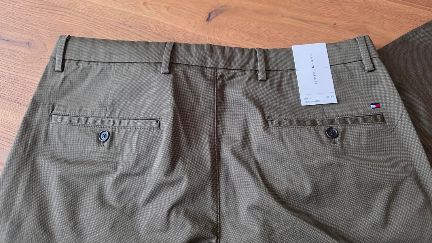 Tommy Hilfiger chino uomo pantaloni twill cotone regular