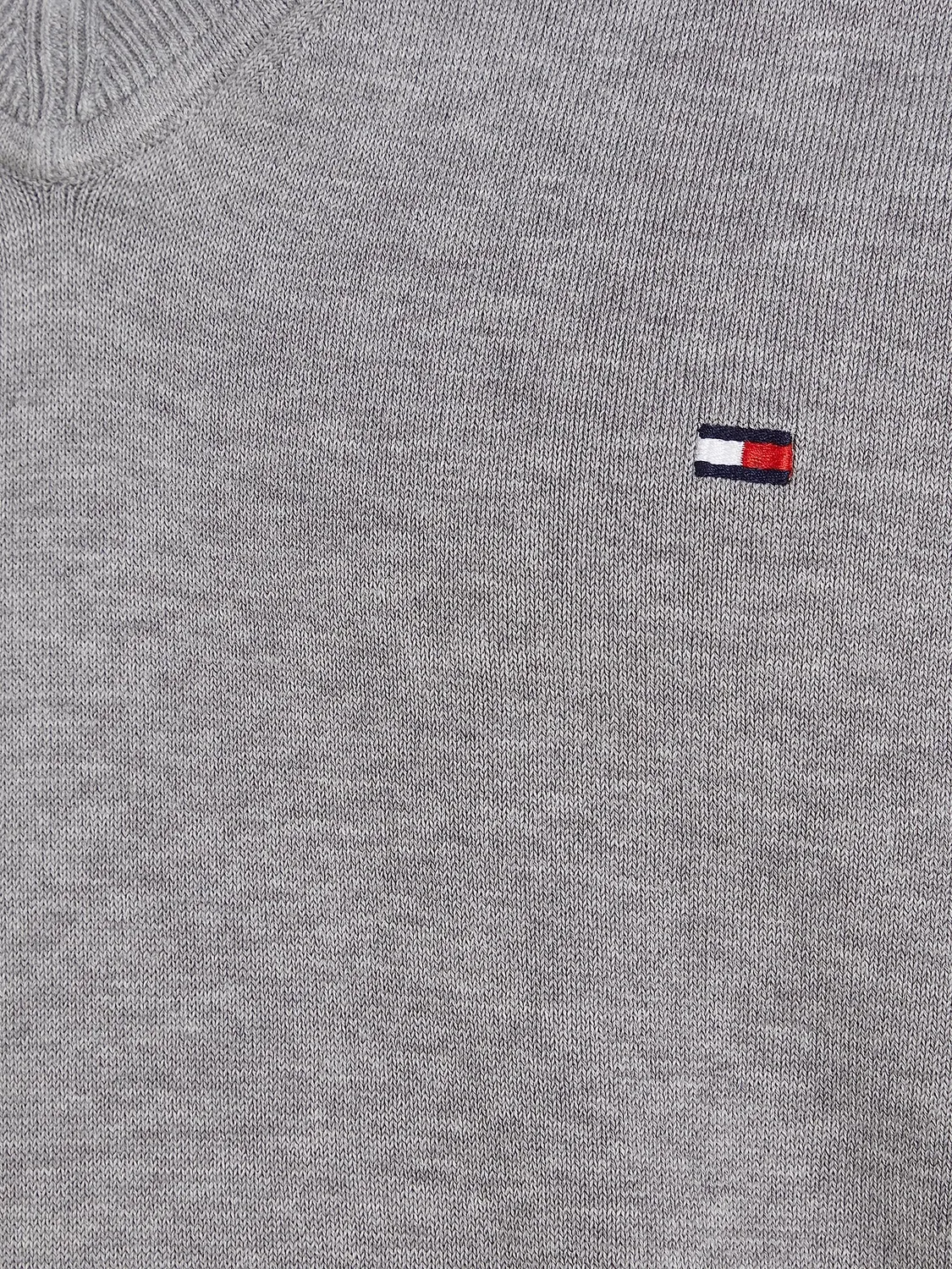 Tommy Hilfiger V-Neck pullover uomo nero scollo a V elegante