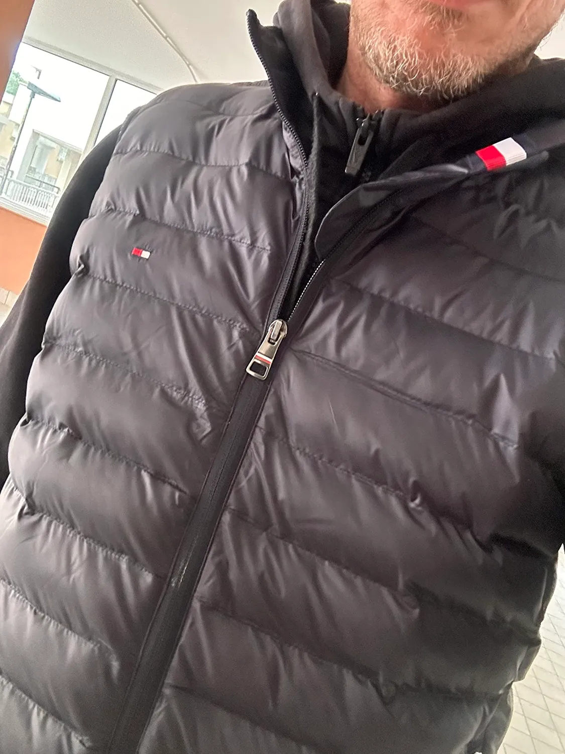 Tommy Hilfiger Packable Gilet Uomo Nero Black Riciclato