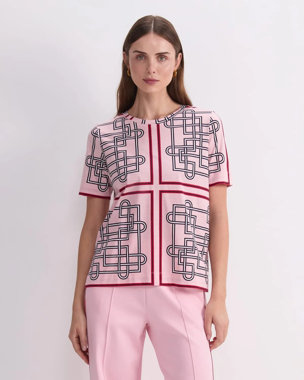 Sportscraft Rhodes Mercerised Tee t-shirt stampa foulard