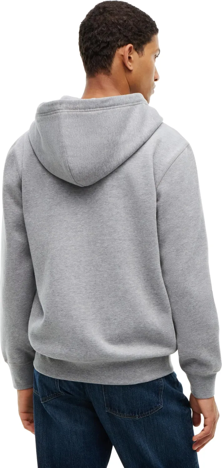 Tommy Hilfiger Essential Fleece MW0MW44931 felpa zip cappuccio pile