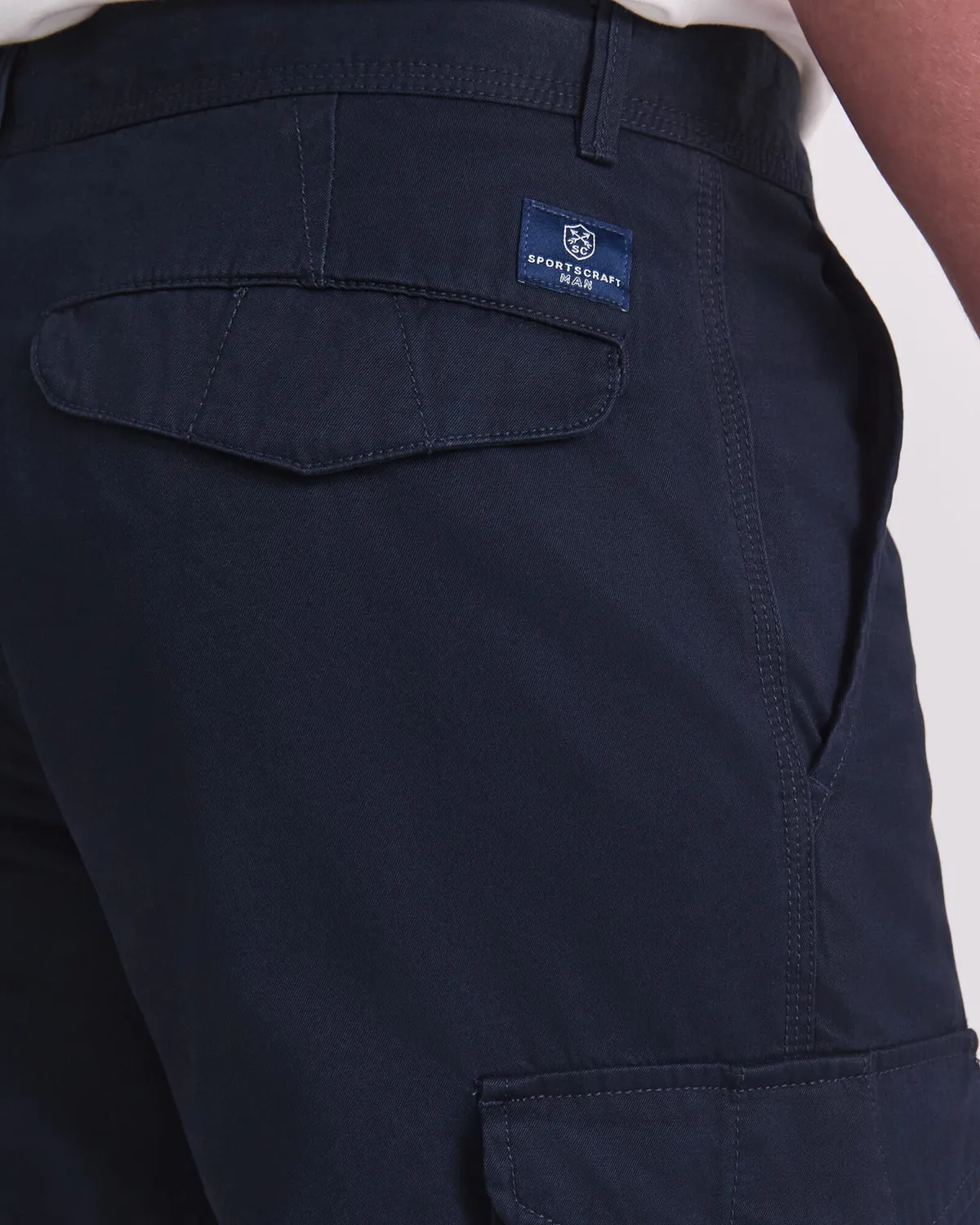 Sportscraft Cargo pantaloncini uomo cotone al ginocchio