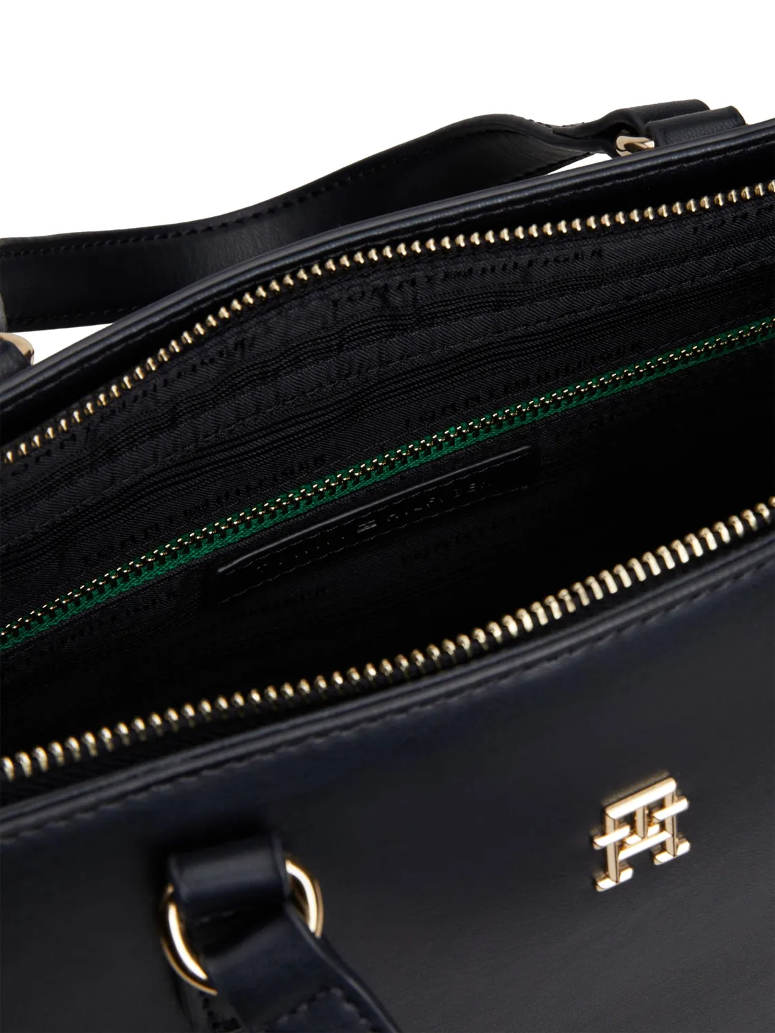 Tommy Hilfiger Fresh Satchel borsa tracolla donna blu con zip