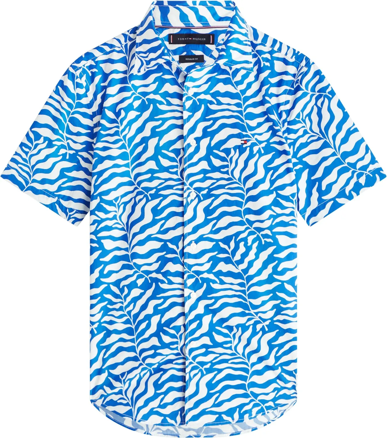 Tommy Hilfiger Papertouch Palm MW0MW42410 camicia uomo L palme