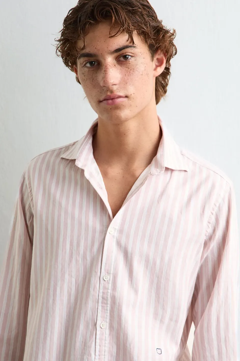 Massimo Alba Genova camicia uomo pink cotone regolare
