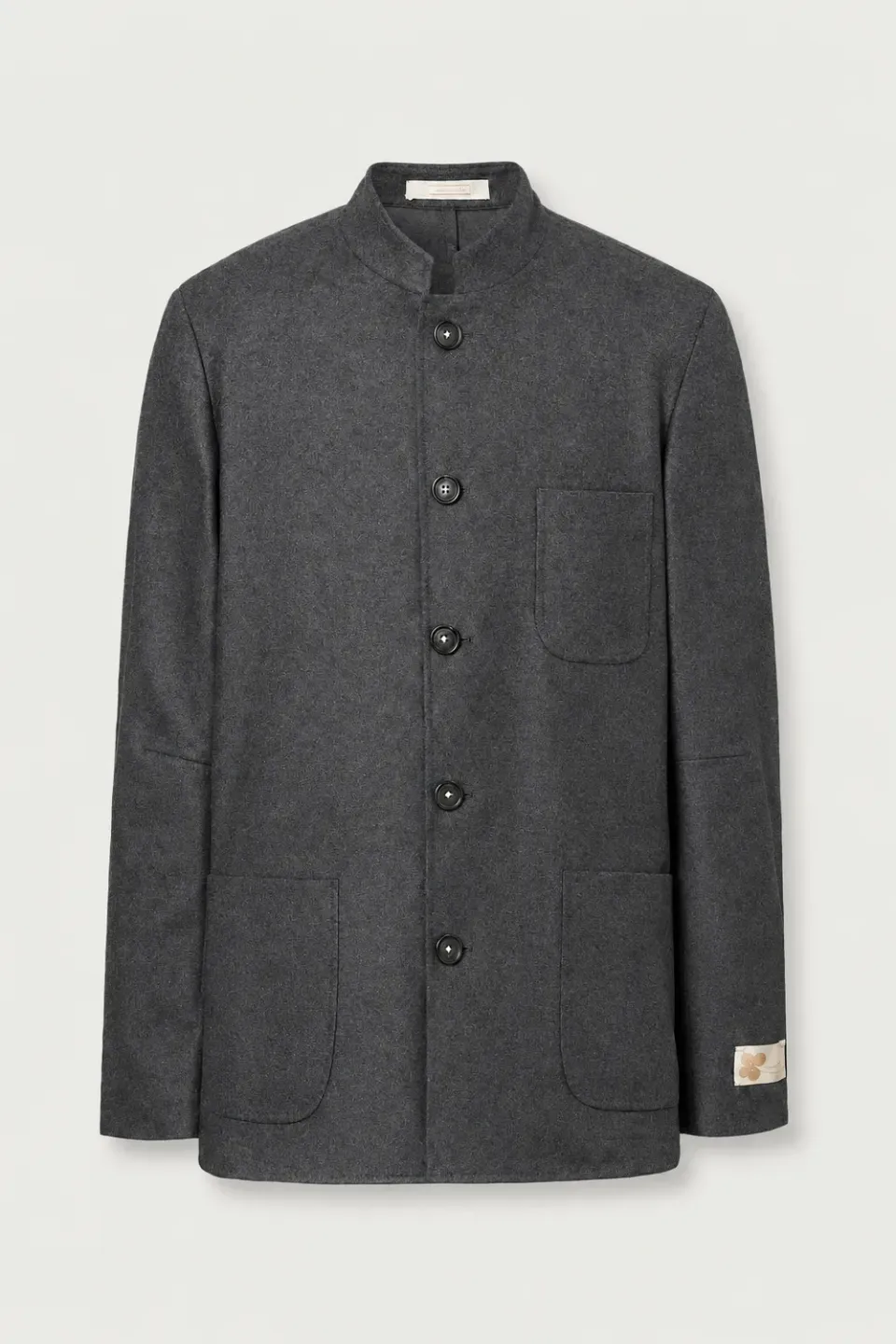 Massimo Alba Bali giacca lana guru dark grey 6 bottoni