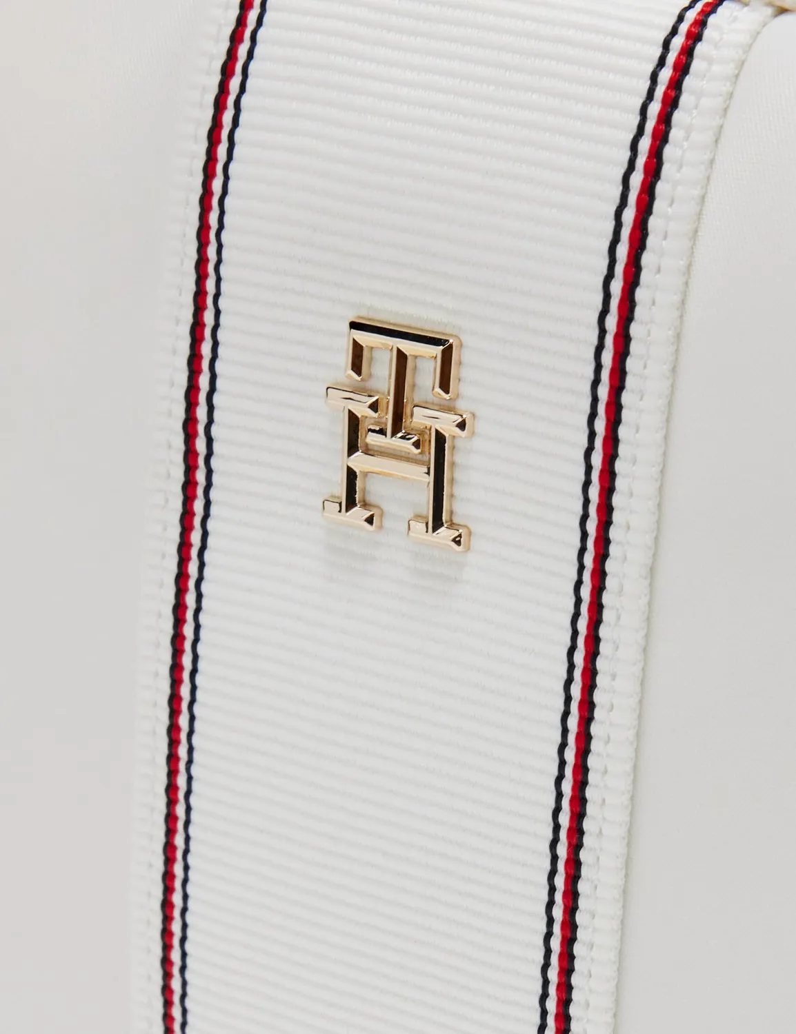 Tommy Hilfiger Poppy Camera Bag borsa tracolla ecru larga