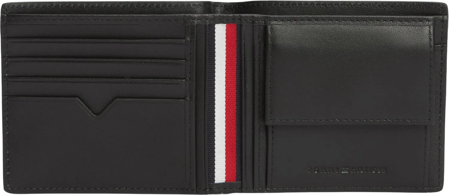 Tommy Hilfiger TH Element AM0AM14797 portafoglio nero monete
