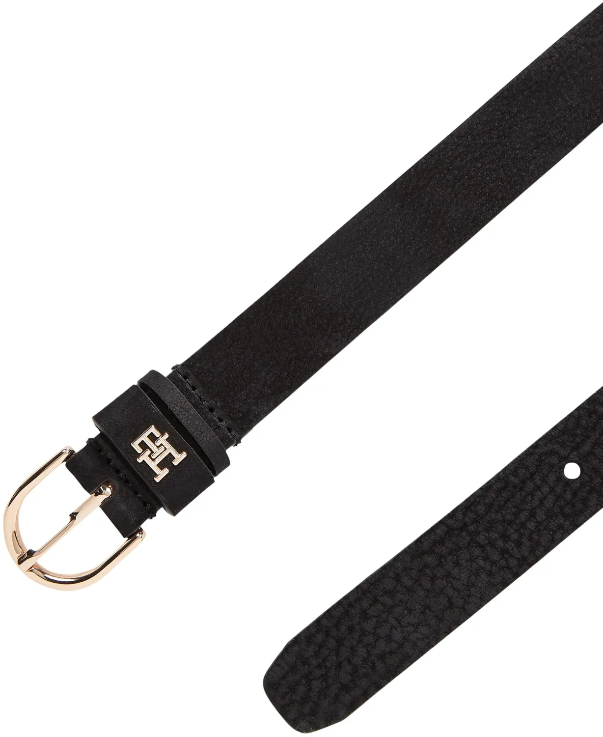 Tommy Hilfiger Essential Effortless cintura pelle nero 95 cm