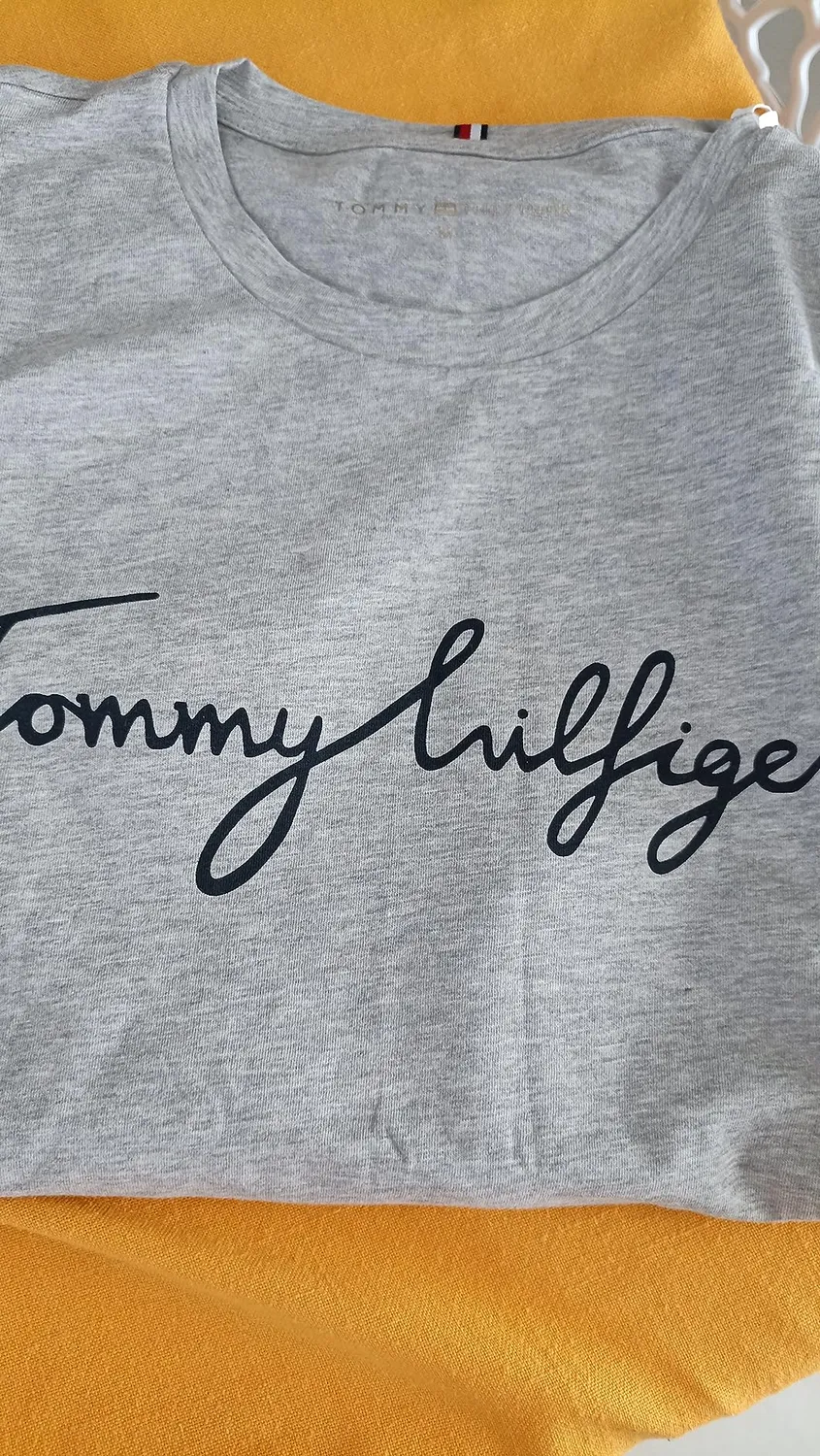 Tommy T-shirt donna nero Masters Black grafica cotone