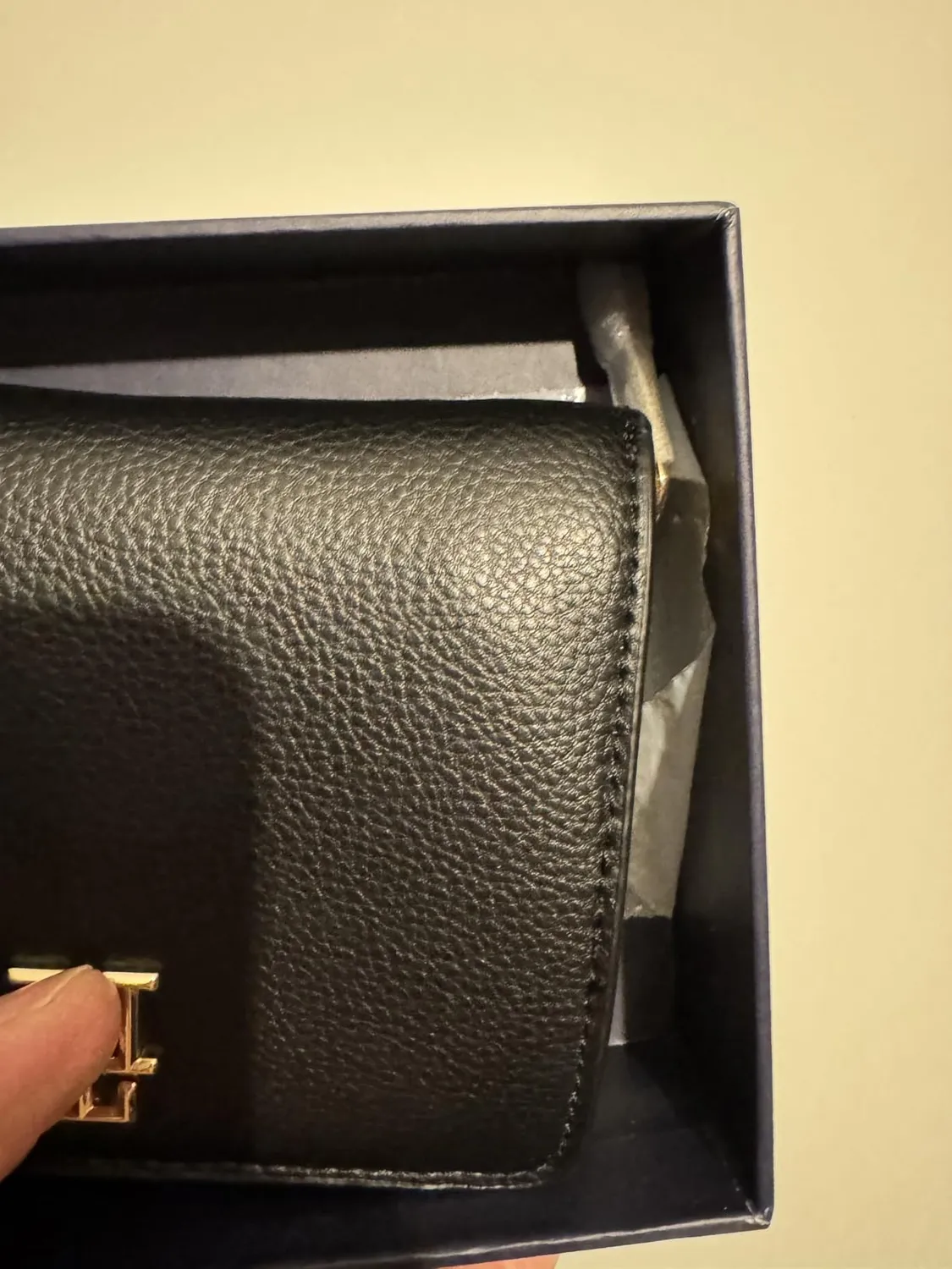 Tommy Hilfiger Soft Logotape Portafoglio Piccolo Nero