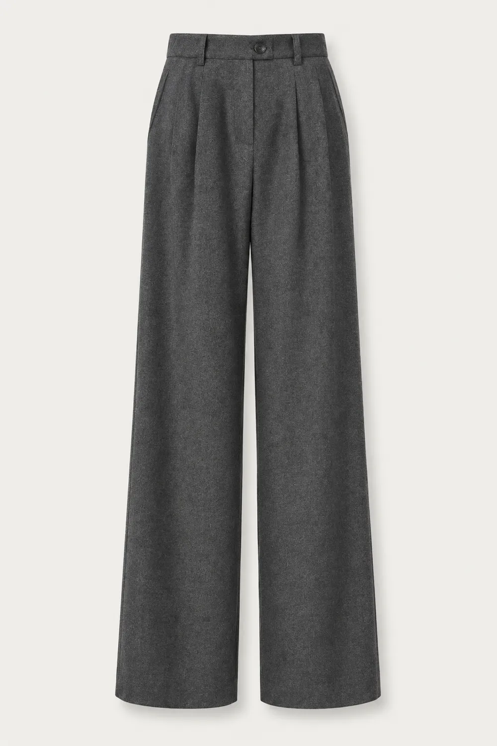 Massimo Alba Karly pantaloni flanella lana grigio scuro