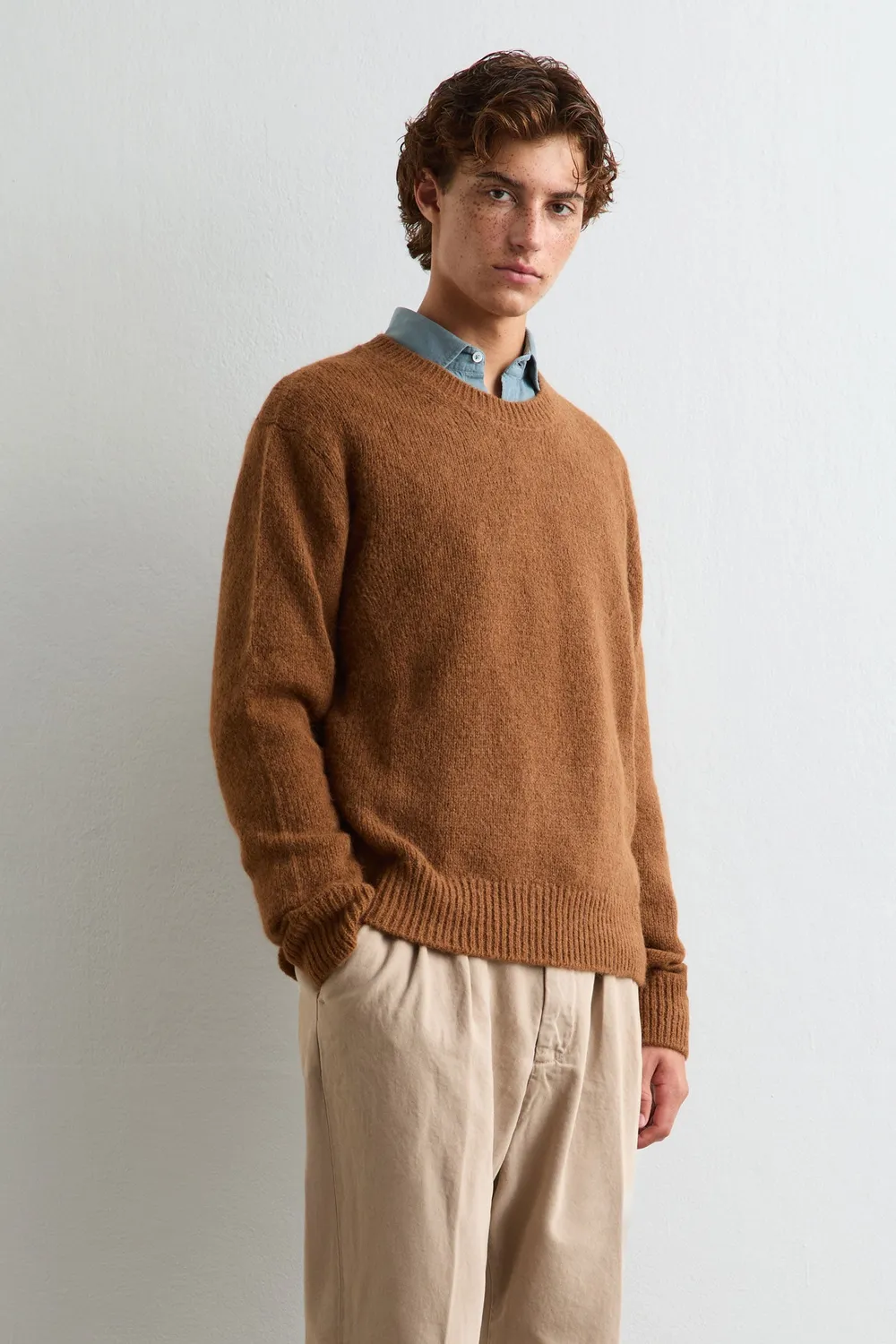 Massimo Alba Bruce maglione uomo Cookie baby alpaca