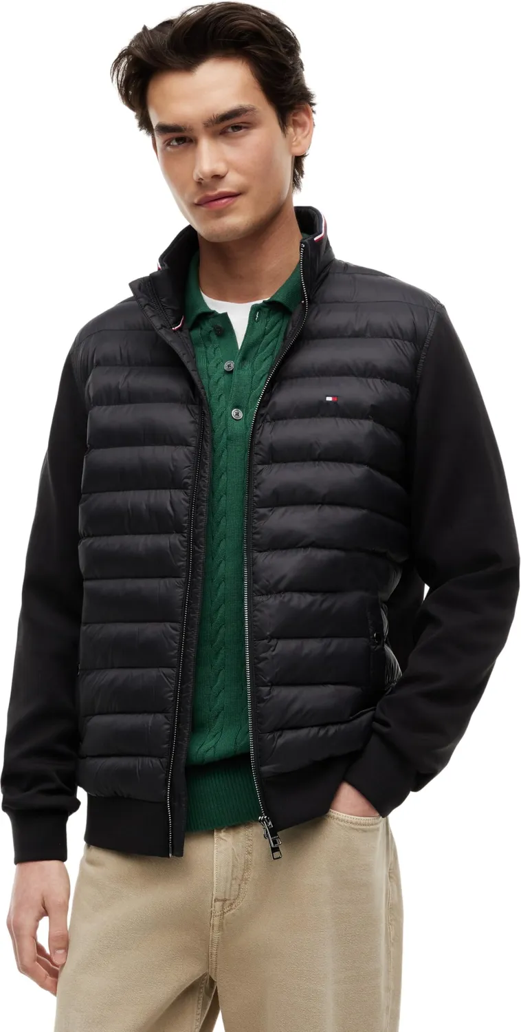 Tommy Hilfiger Mix Media Stand Collar giacca uomo M blu