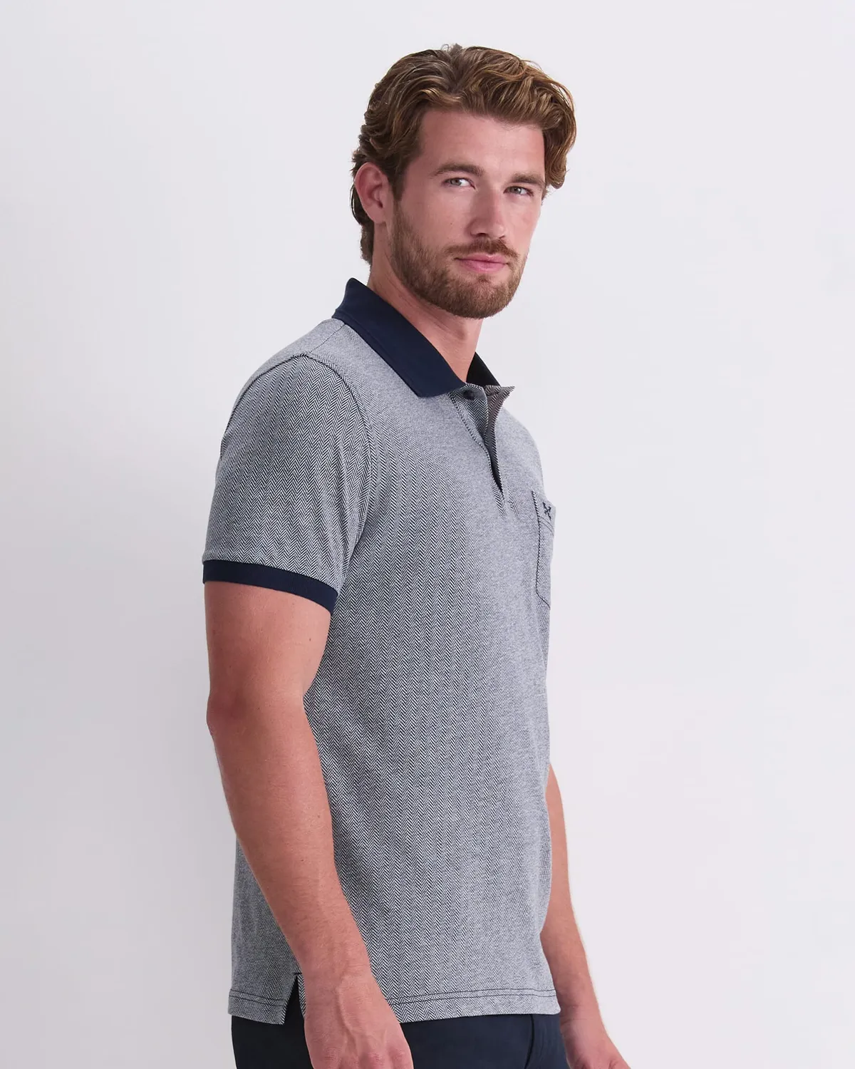 Sportscraft SC Chevron polo uomo cotone regular