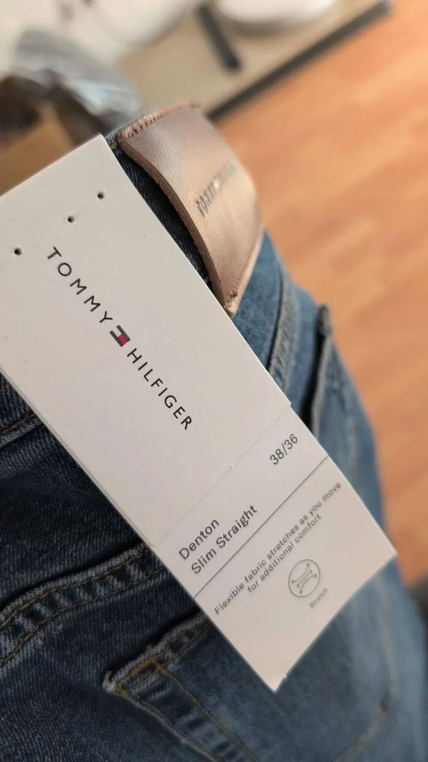 Tommy Hilfiger jeans dritto uomo 34W/32L vestibilità regolare