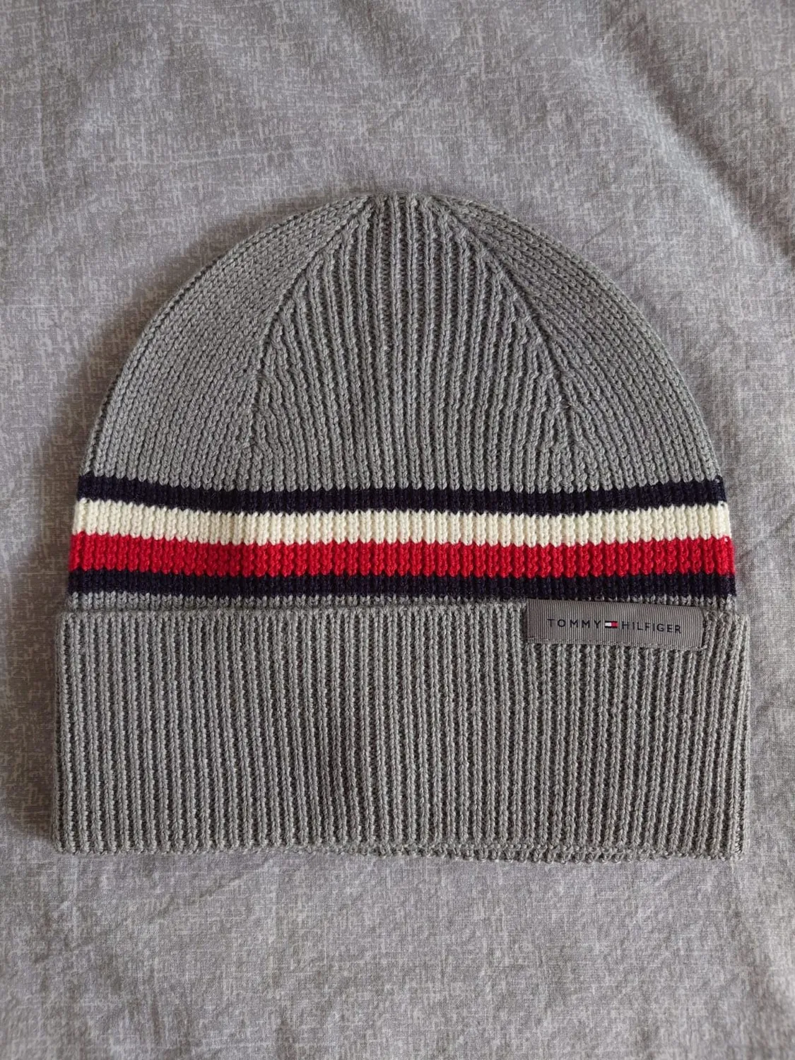 Tommy Hilfiger TH RWB Beanie AM0AM14534 berretto uomo nero