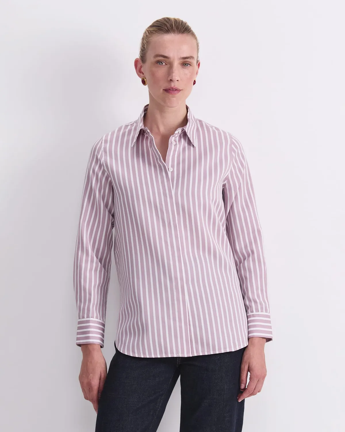 Sportscraft Hannah Stripe camicia donna cotone seta