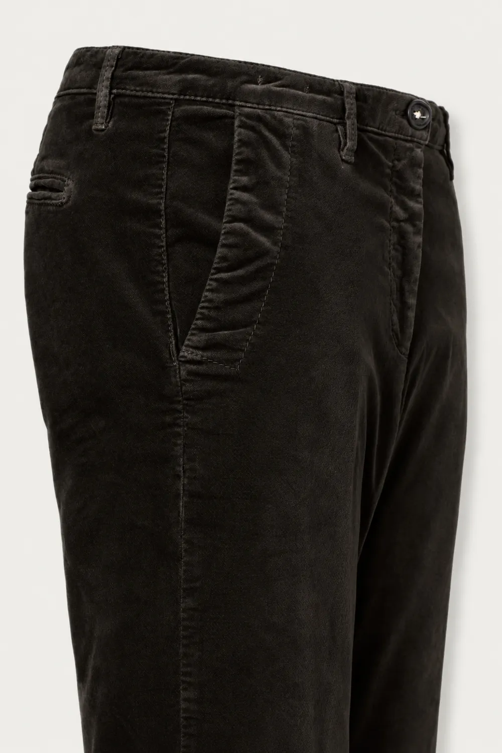 Massimo Alba Liza2 pantaloni donna marrone velluto