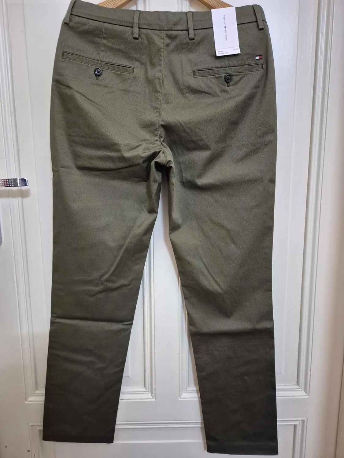 Tommy Hilfiger chino uomo pantaloni twill cotone regular