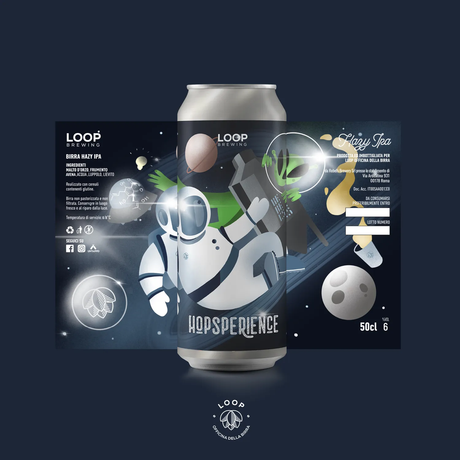 Loop Hopsperience Hazy IPA birra doppio dry hopping 6%