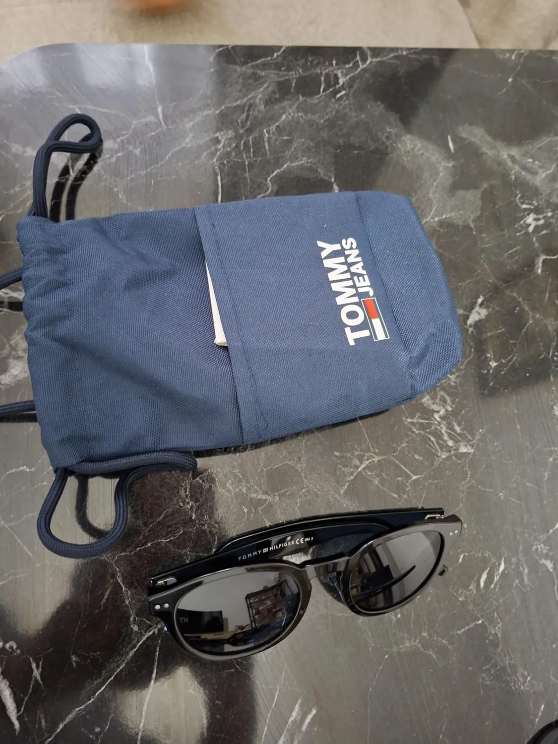 Tommy Hilfiger occhiali da sole 807/KU neri uomo