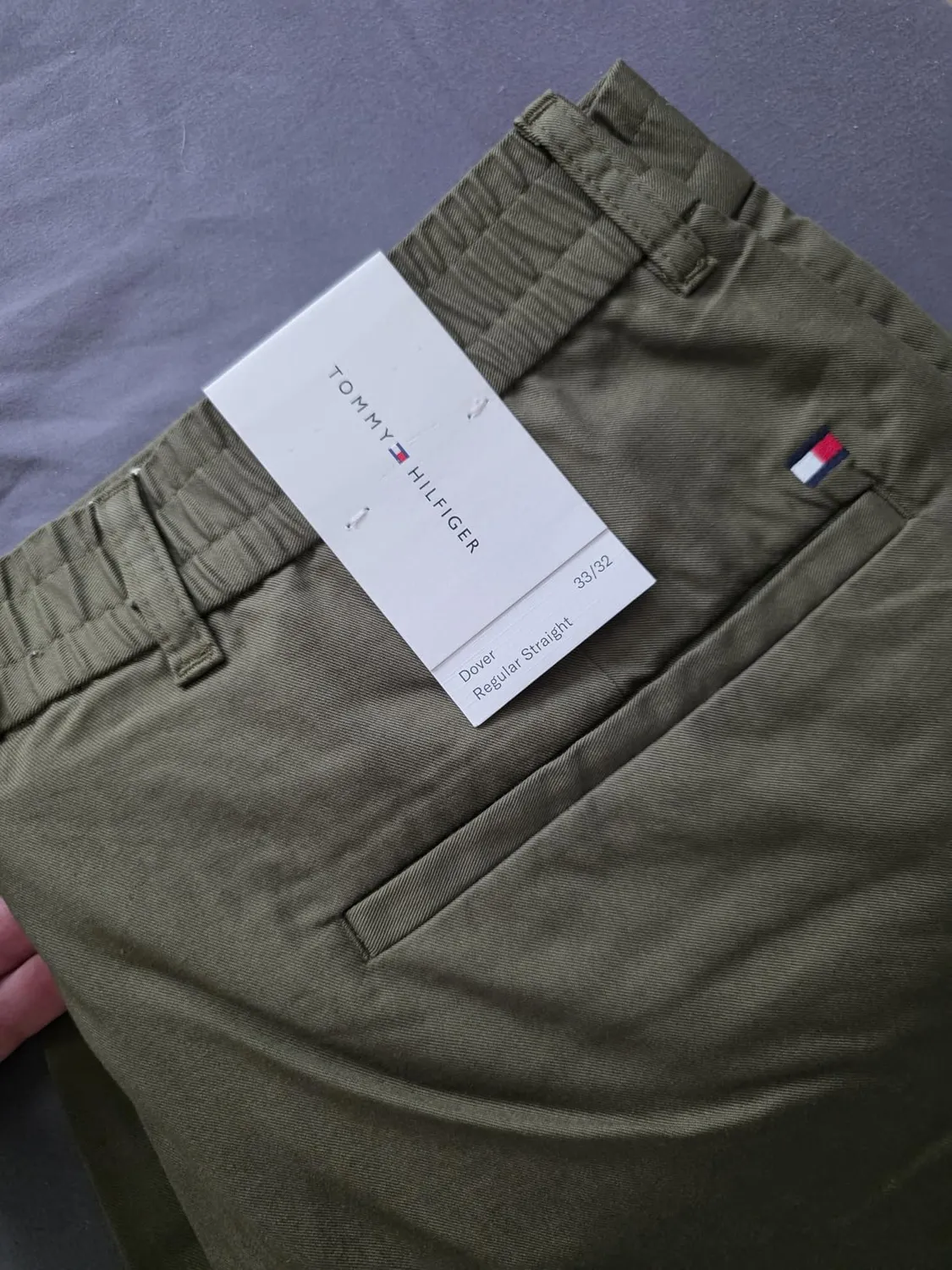 Tommy Hilfiger chino pantaloni uomo cotone vestibilità classica