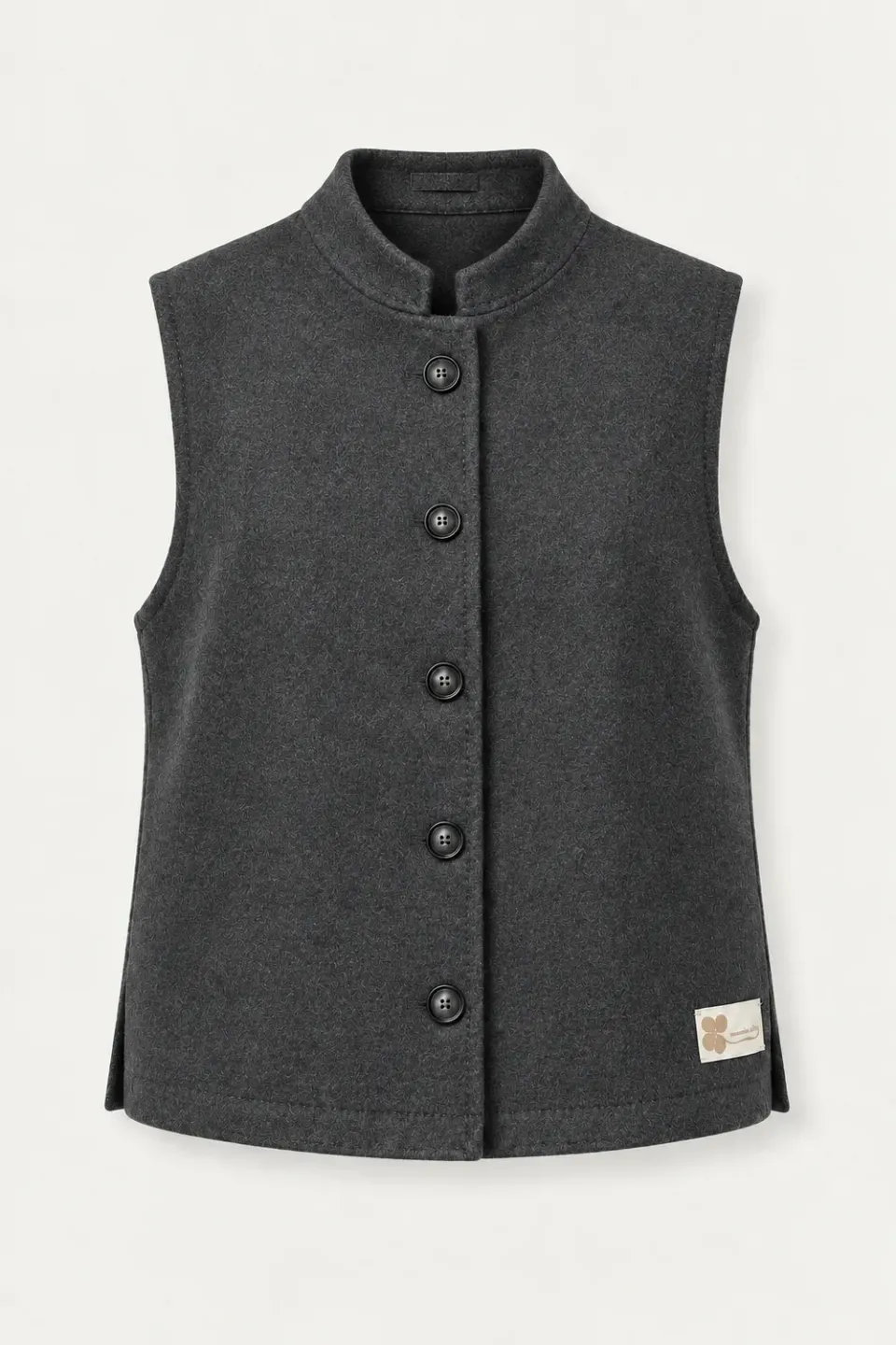 Massimo Alba Manipur Gilet Donna Dark Grey Lana