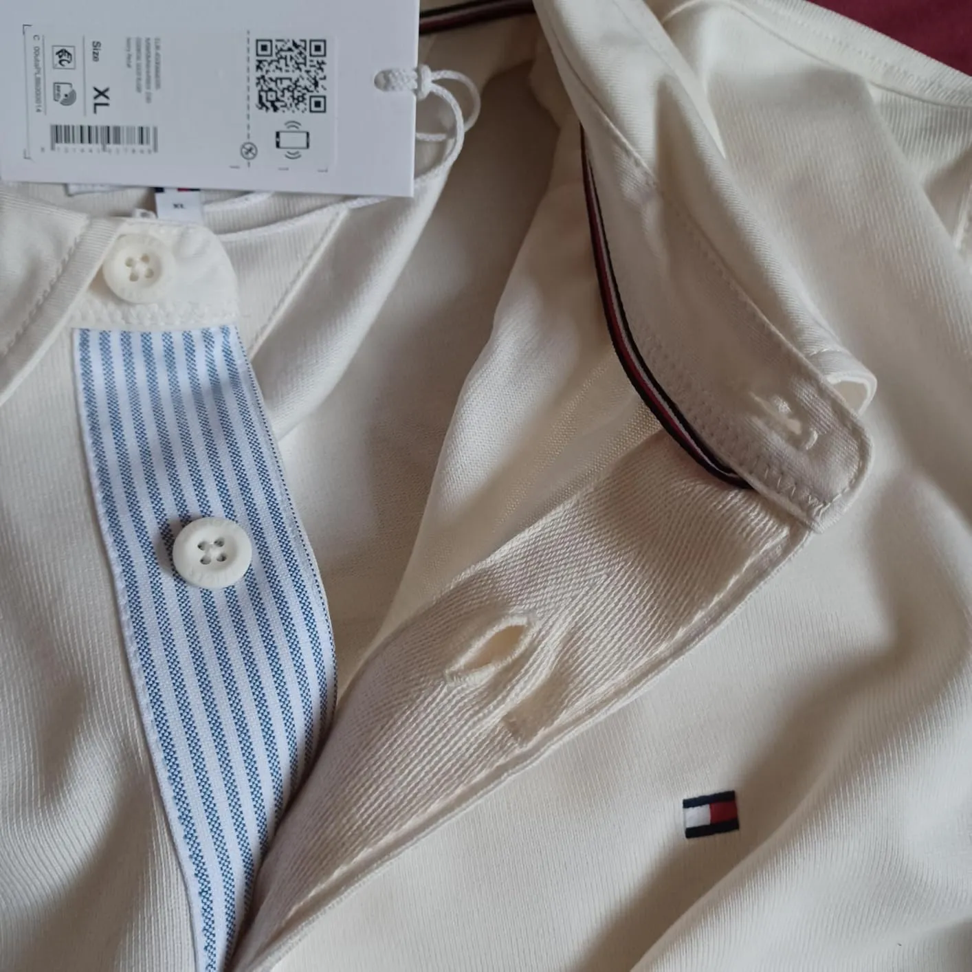 Tommy Hilfiger Essential Solid Rugby MW0MW44969 felpa uomo M