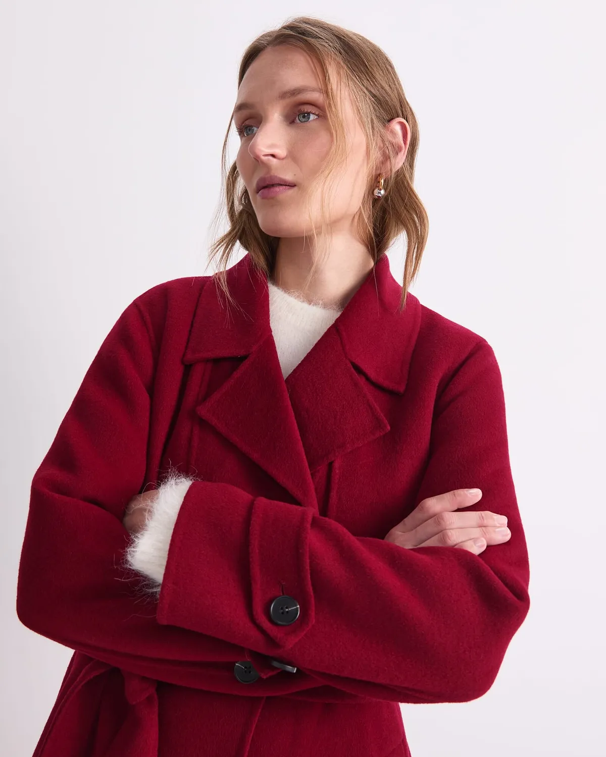 Sportscraft Martha cappotto lungo lana cintura