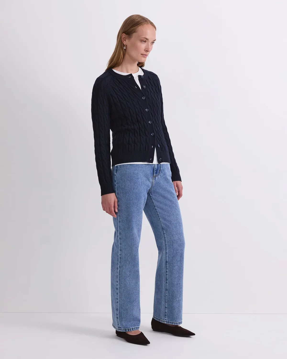 Sportscraft Merino Cable Cardigan cardigan lana unisex
