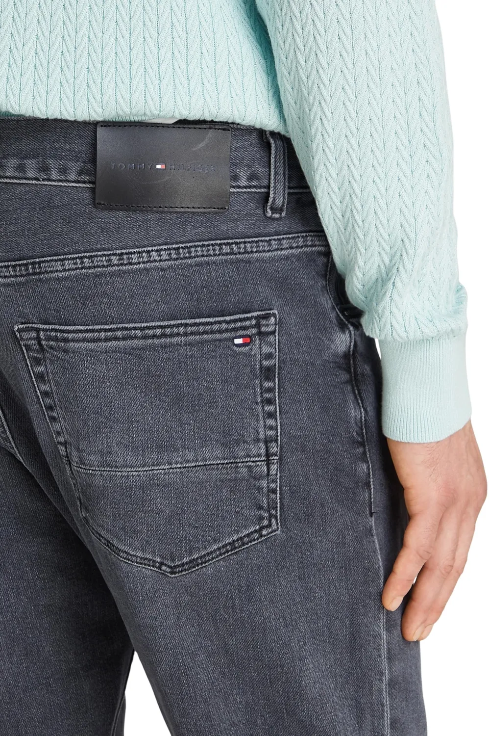 Tommy Hilfiger Harlem tapered jeans 31W 36L grigio