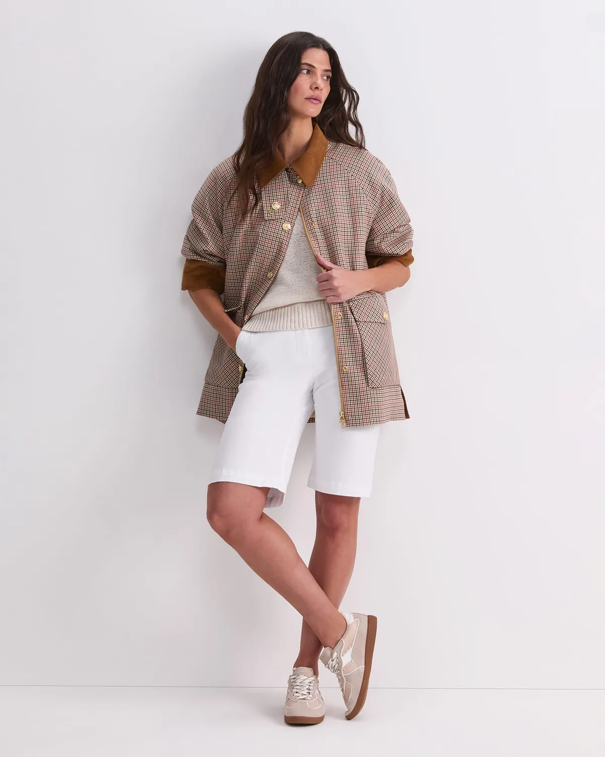 Sportscraft Sara Barn giacca trapuntata check heritage