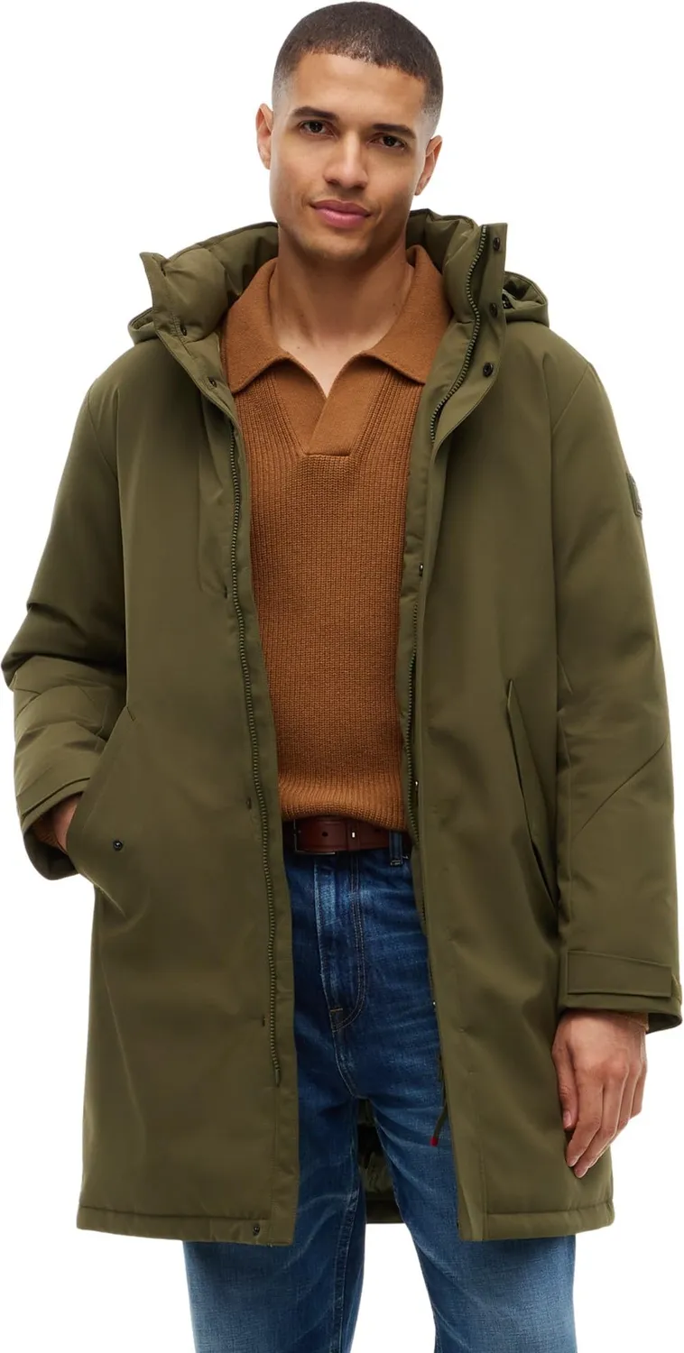 Tommy Hilfiger Tech MW0MW44989 parka uomo L imbottito nero