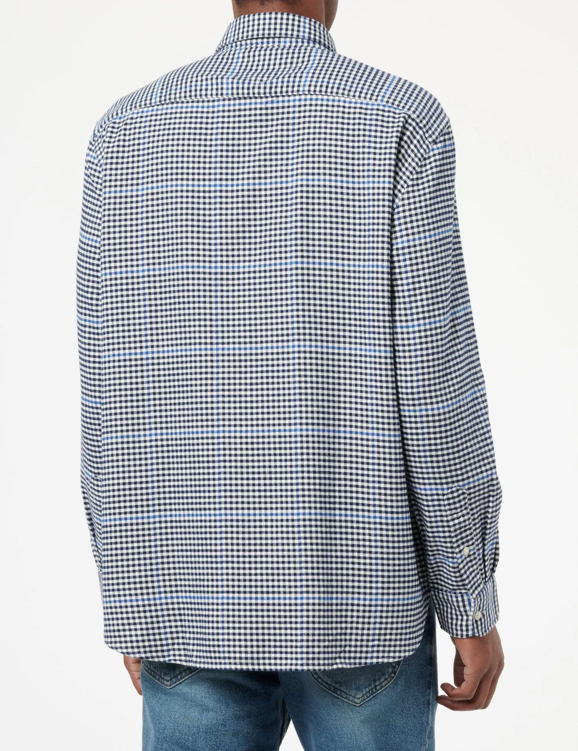 Tommy Hilfiger Brushed Gingham camicia maniche lunghe M
