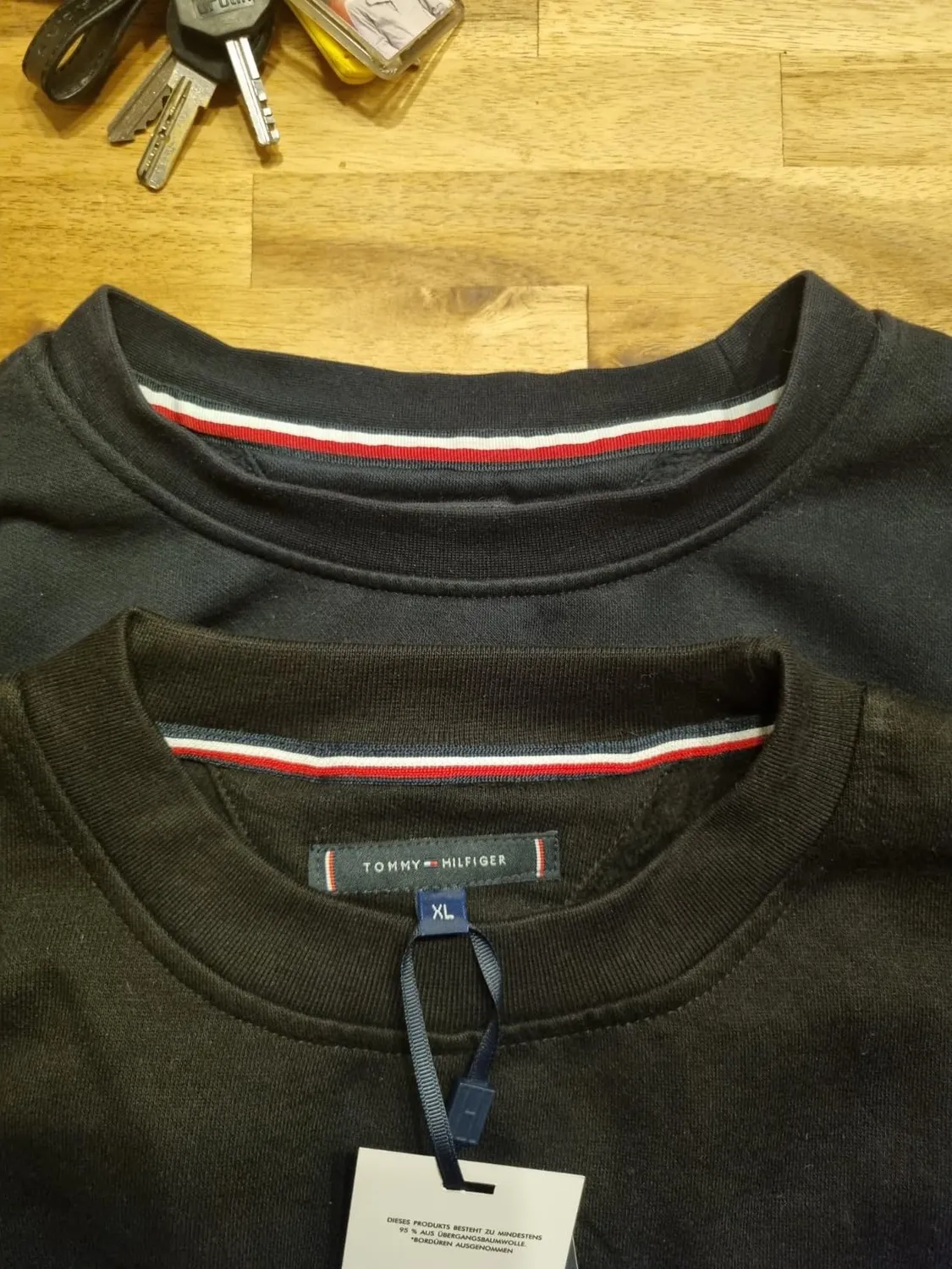 Tommy Hilfiger Felpa Uomo Senza Cappuccio Girocollo Cotone