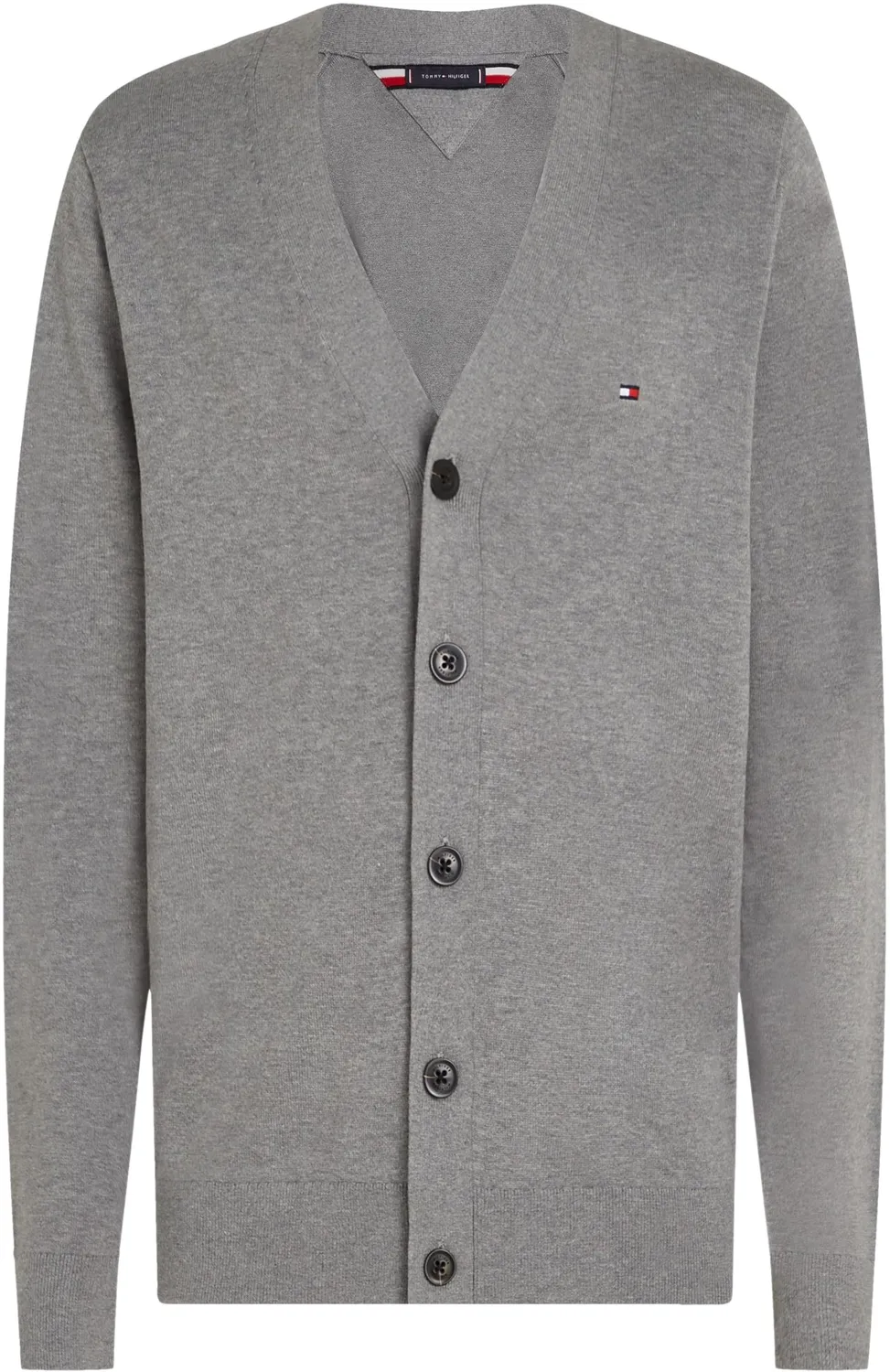 Tommy Hilfiger Essential Cotton cardigan uomo nero L